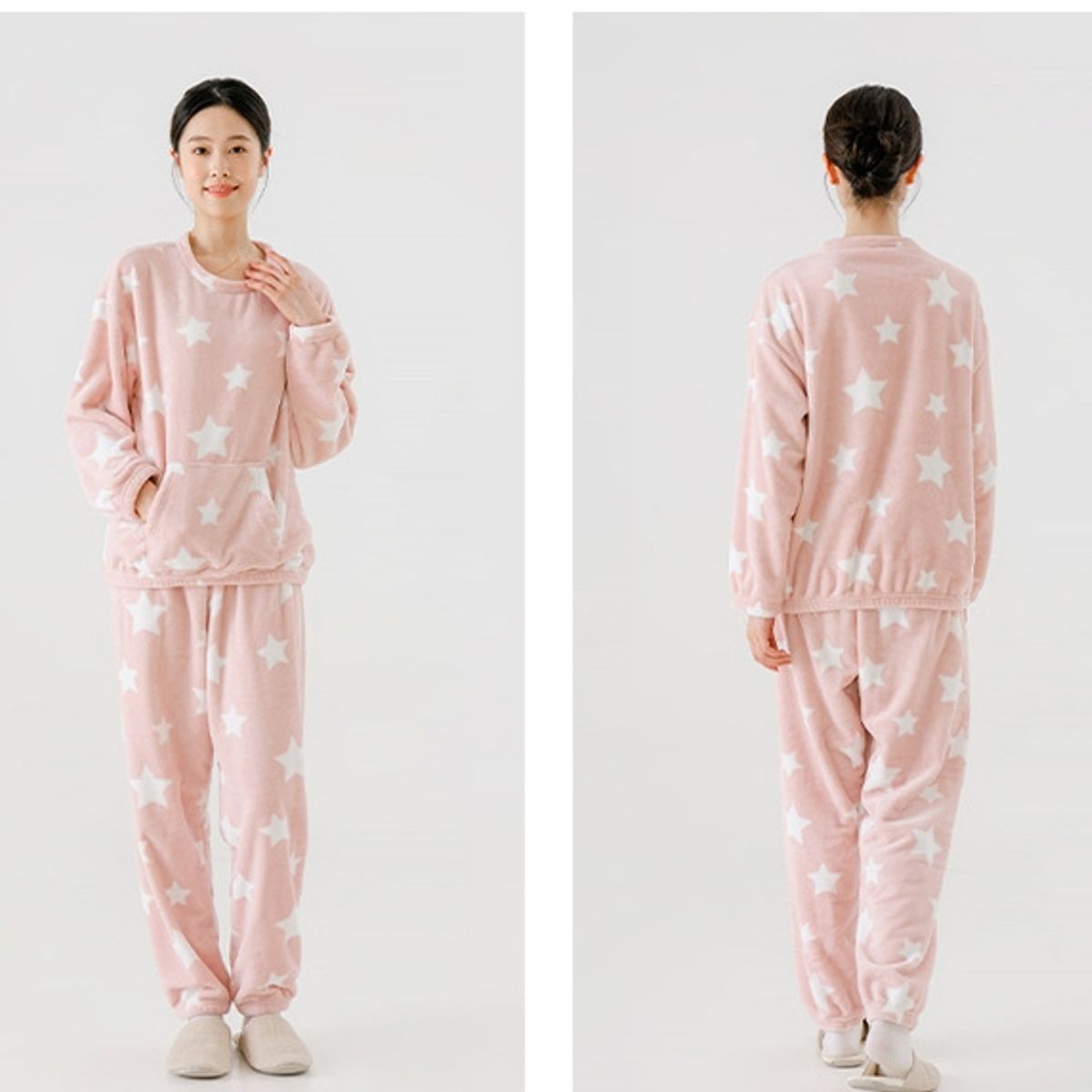 VELVET - Pijama Rina Polar Rosado Mujer