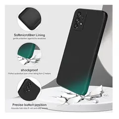 GENERICO - Carcasa Silicona Color Para Samsung A53 - Negro