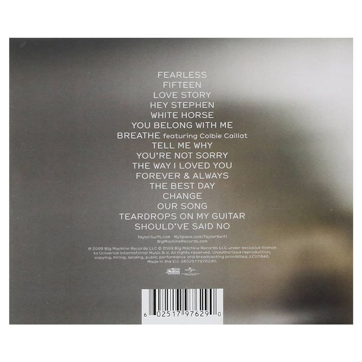UNIVERSAL - Taylor Swift -Fearless 2009 Edition- CD