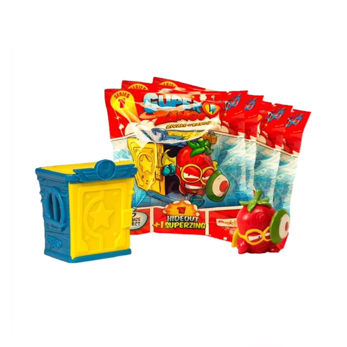 GENERICO - SuperZings 1 - pack 4 unidades hideout multicolor