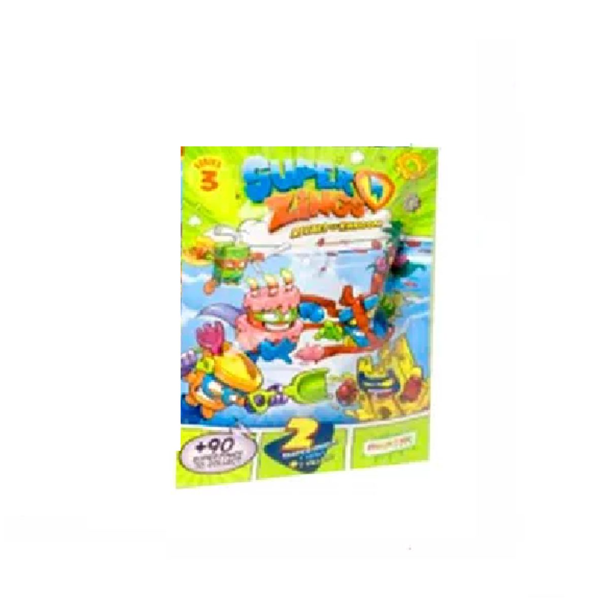 GENERICO - Superzings pack caja figuras coleccionables serie verde