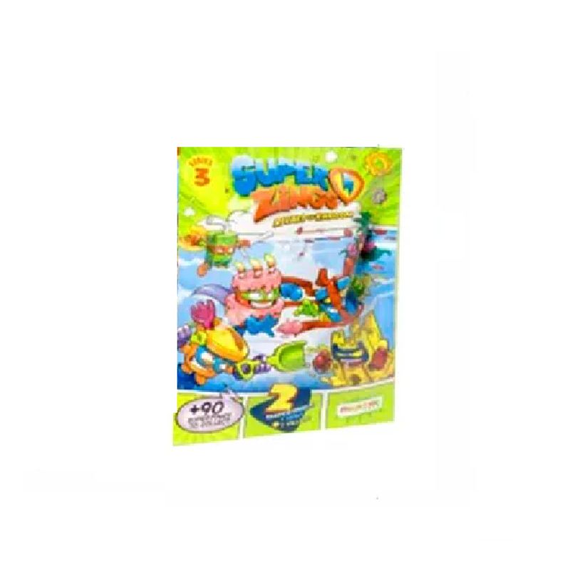 GENERICO - Superzings pack caja figuras coleccionables serie verde
