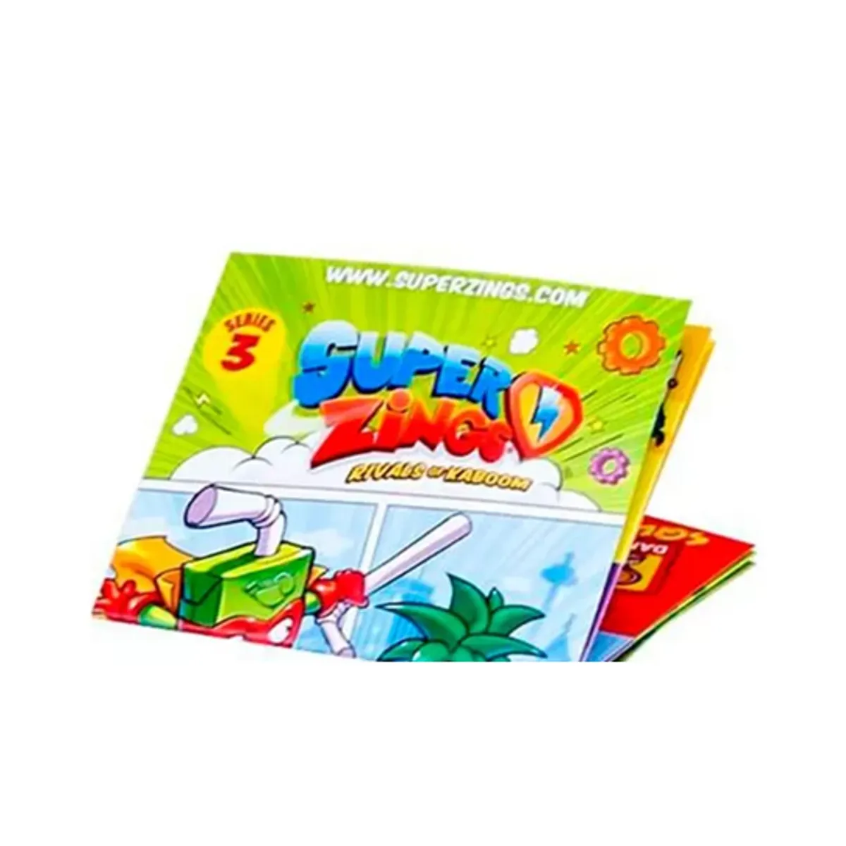 GENERICO - Superzings pack caja figuras coleccionables serie verde