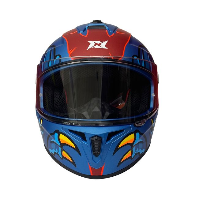 AXXIS - Casco Integral Axxis Draken Dinotoon Azul Mate