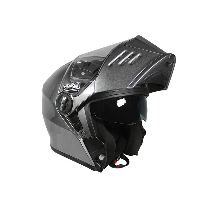 GENERICO - Casco Abatible Simpson Darksome Gunmetal