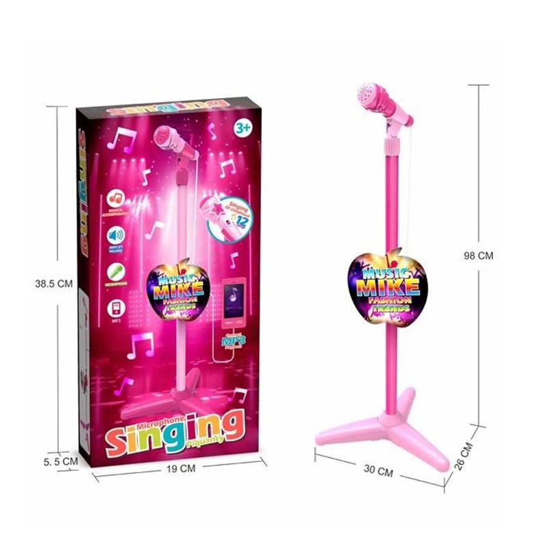 GENERICO - Microfono Para Karaoke Niños Juego Rosa