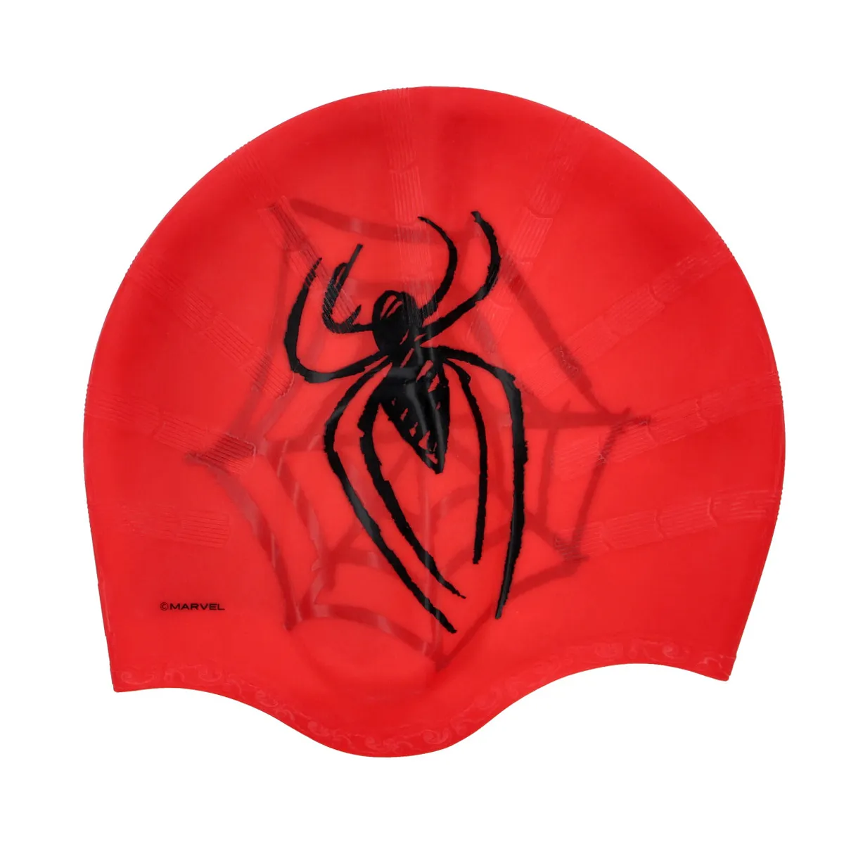 SPIDER MAN - Gorra de Natación Spider-Man con Protector de Orejas