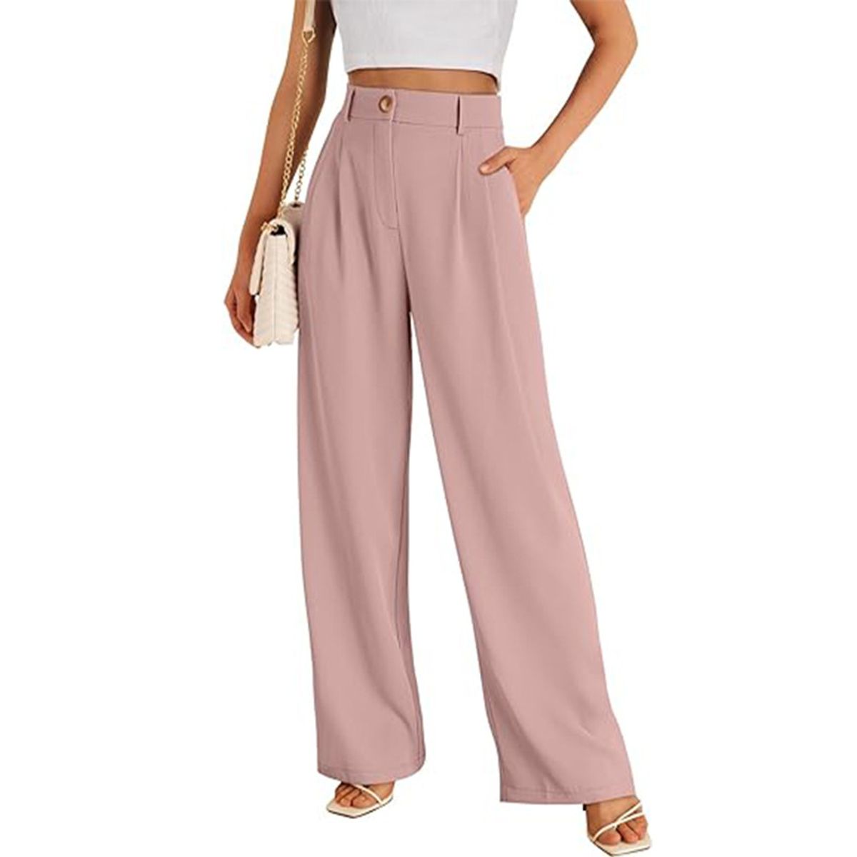 VELVET - Pantalon Verdiana Rosa Mujer
