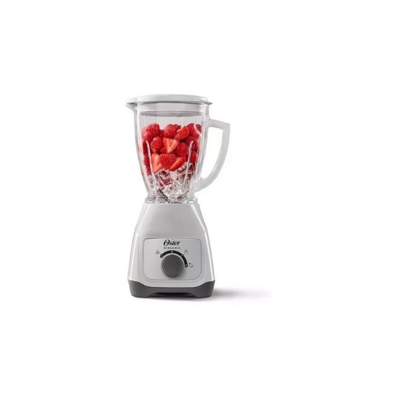 OSTER - Licuadora Oster® Con Vaso De Vidrio Y Control De Perilla Bls Color Blanco