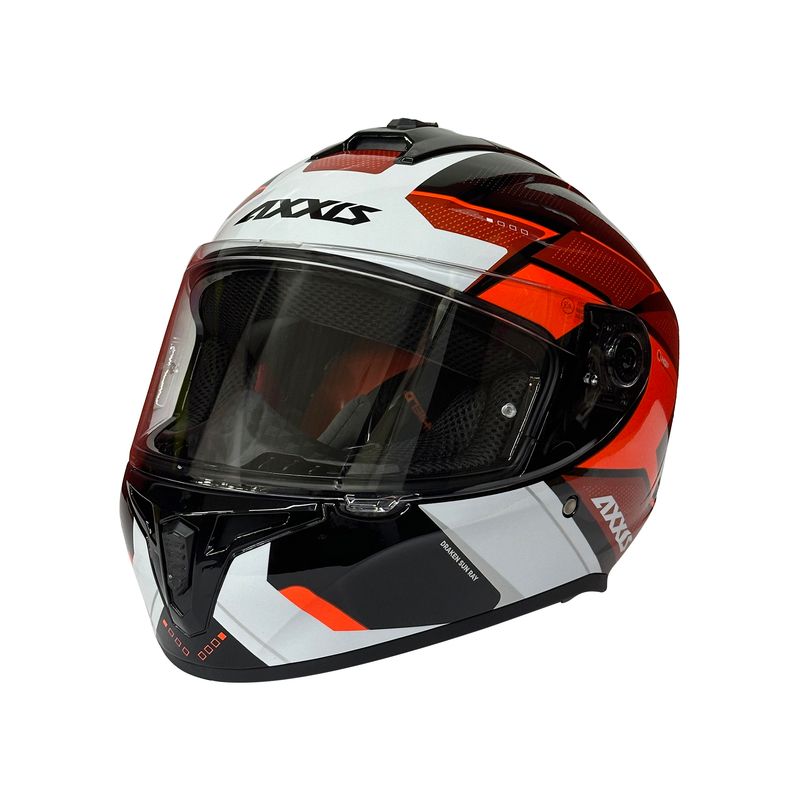 AXXIS - Casco Integral Axxis Draken Sunray Rojo Brillante
