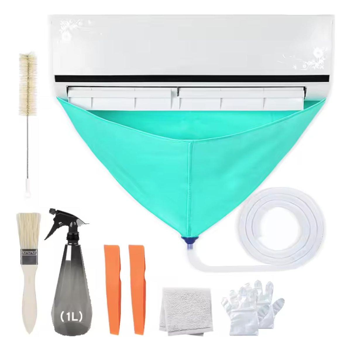 GENERICO - Kit Limpieza De Aire Acondicionado Completo Con Herramientas