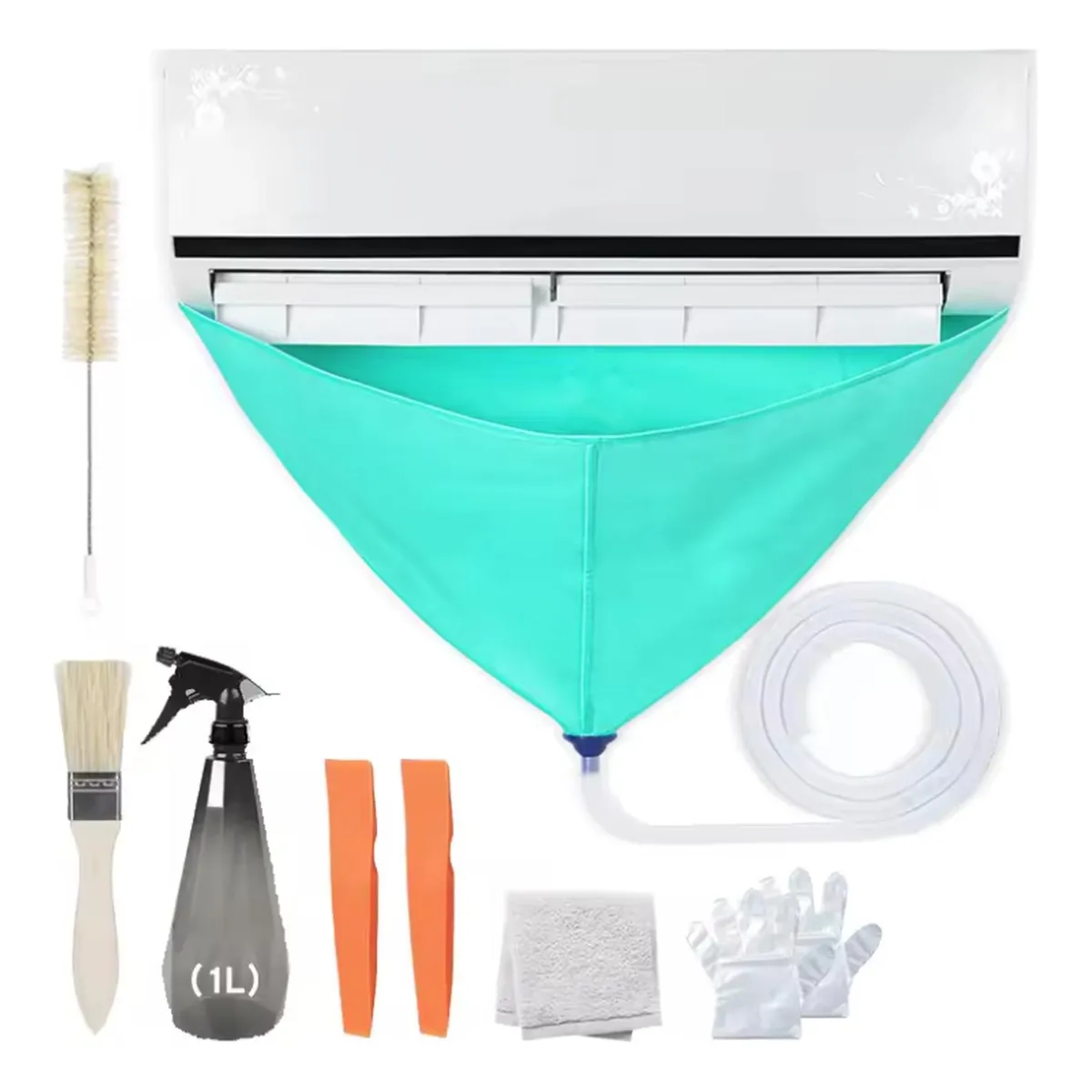 GENERICO - Kit Limpieza De Aire Acondicionado Completo Con Herramientas
