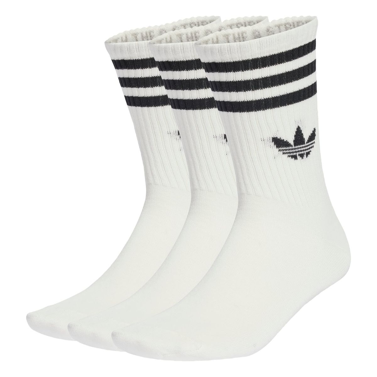 ADIDAS - Calcetines clásicos con las 3 Tiras, 3 pares