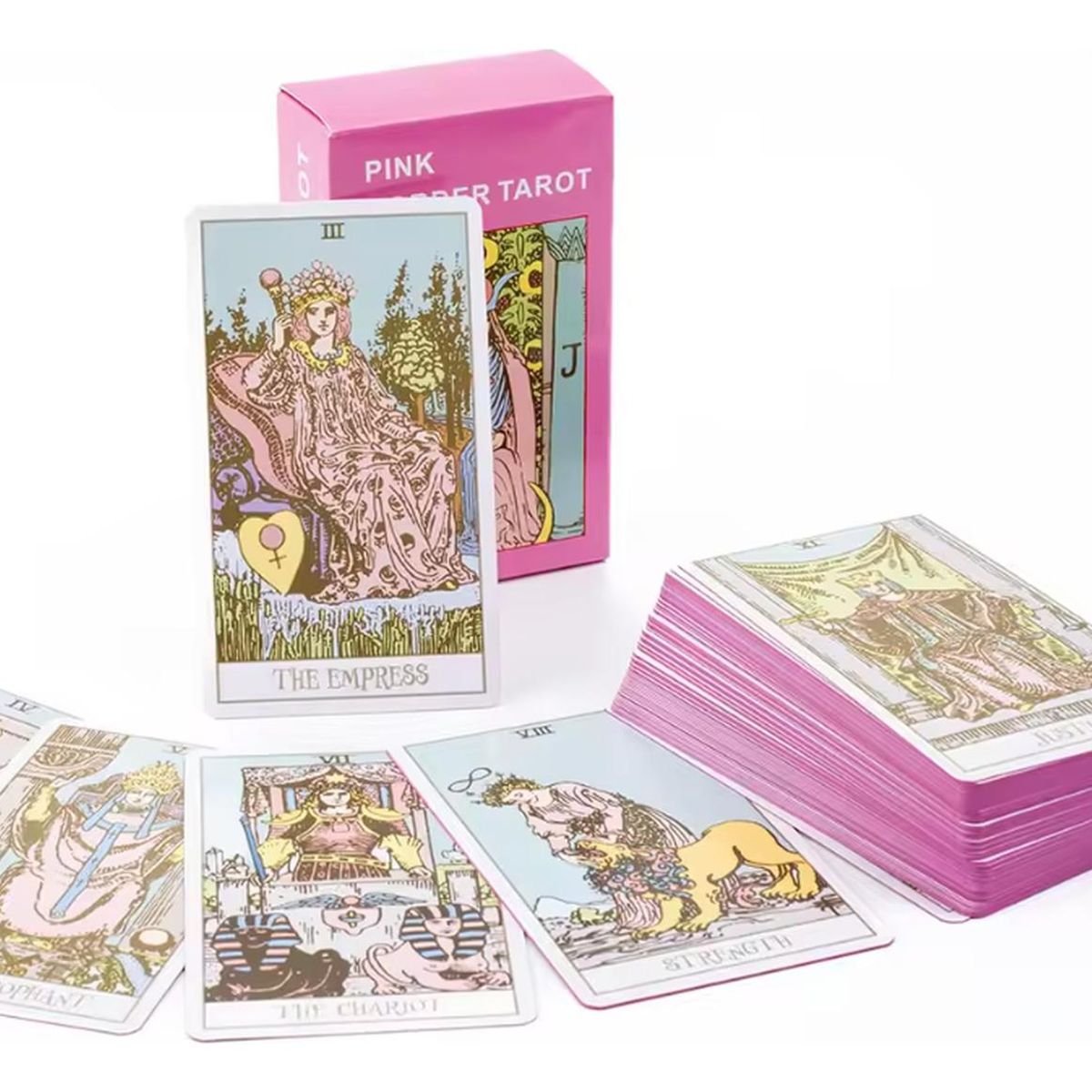 GENERICO - Baraja De Tarot Pink Rosado
