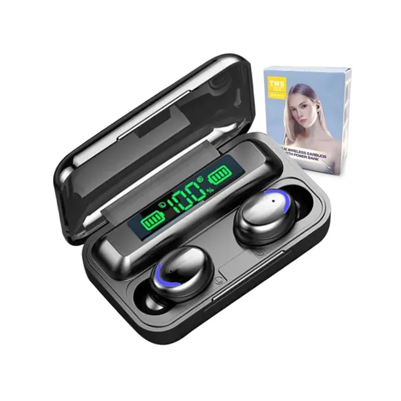 GENERICO - Audífonos in-ear inalámbricos F9-5 color negro