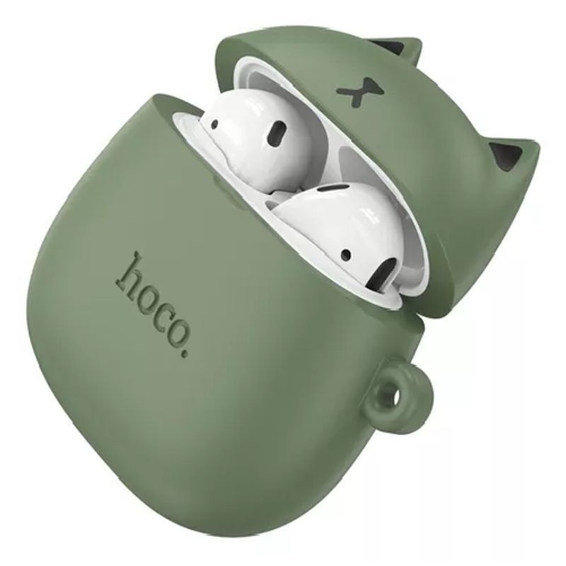 GENERICO - Audífonos Hoco EW45 in ear Bluetooth TWS caramel cat verde