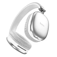 GENERICO - Auriculares inalámbricos diadema Bluetooth Hoco plateado