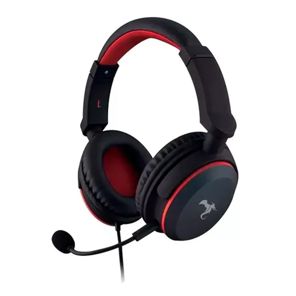 GENERICO - Audífonos gamer Kolke Hero entrada jack 35mm rojo
