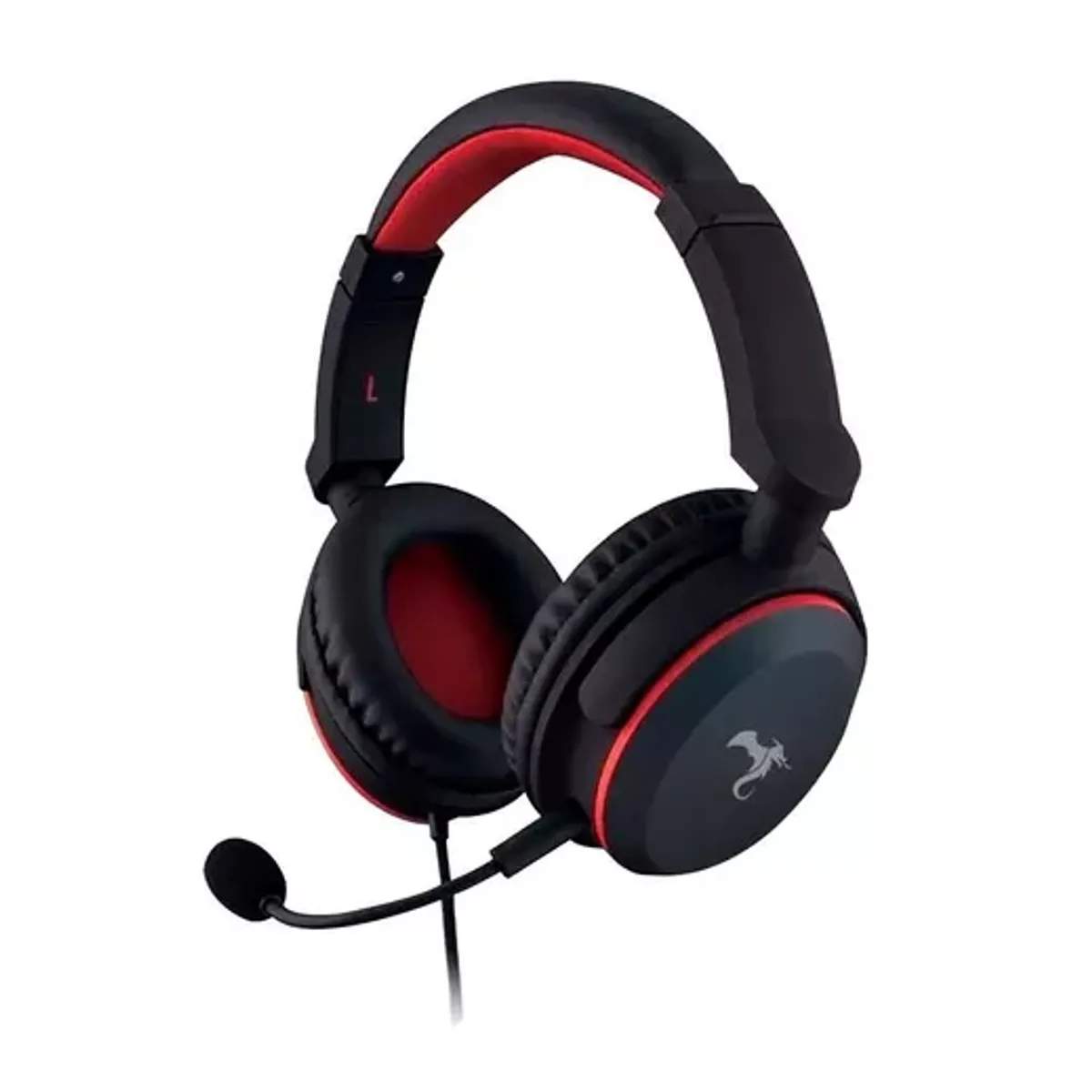GENERICO - Audífonos gamer Kolke Hero entrada jack 35mm rojo
