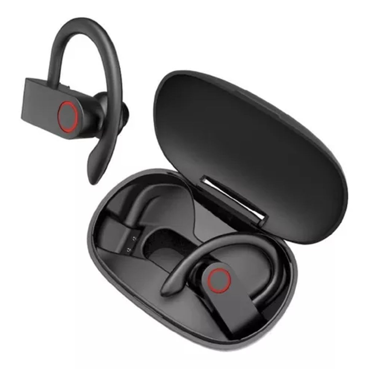 GENERICO - Audífonos Linkon EARSPCHARGE inalámbricos negros