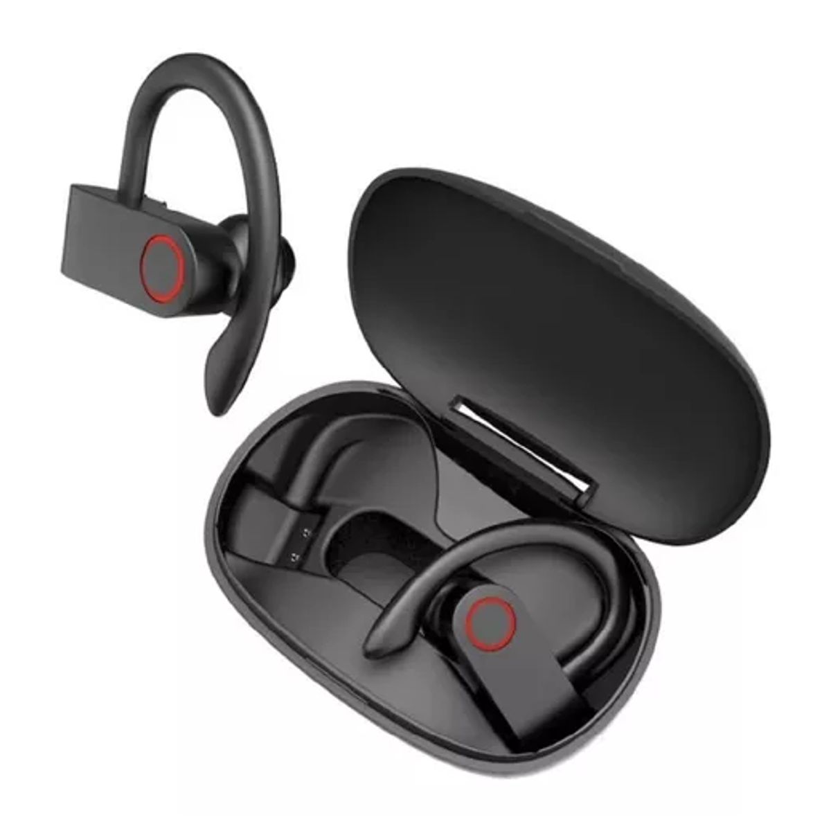 GENERICO - Audífonos Linkon EARSPCHARGE inalámbricos negros