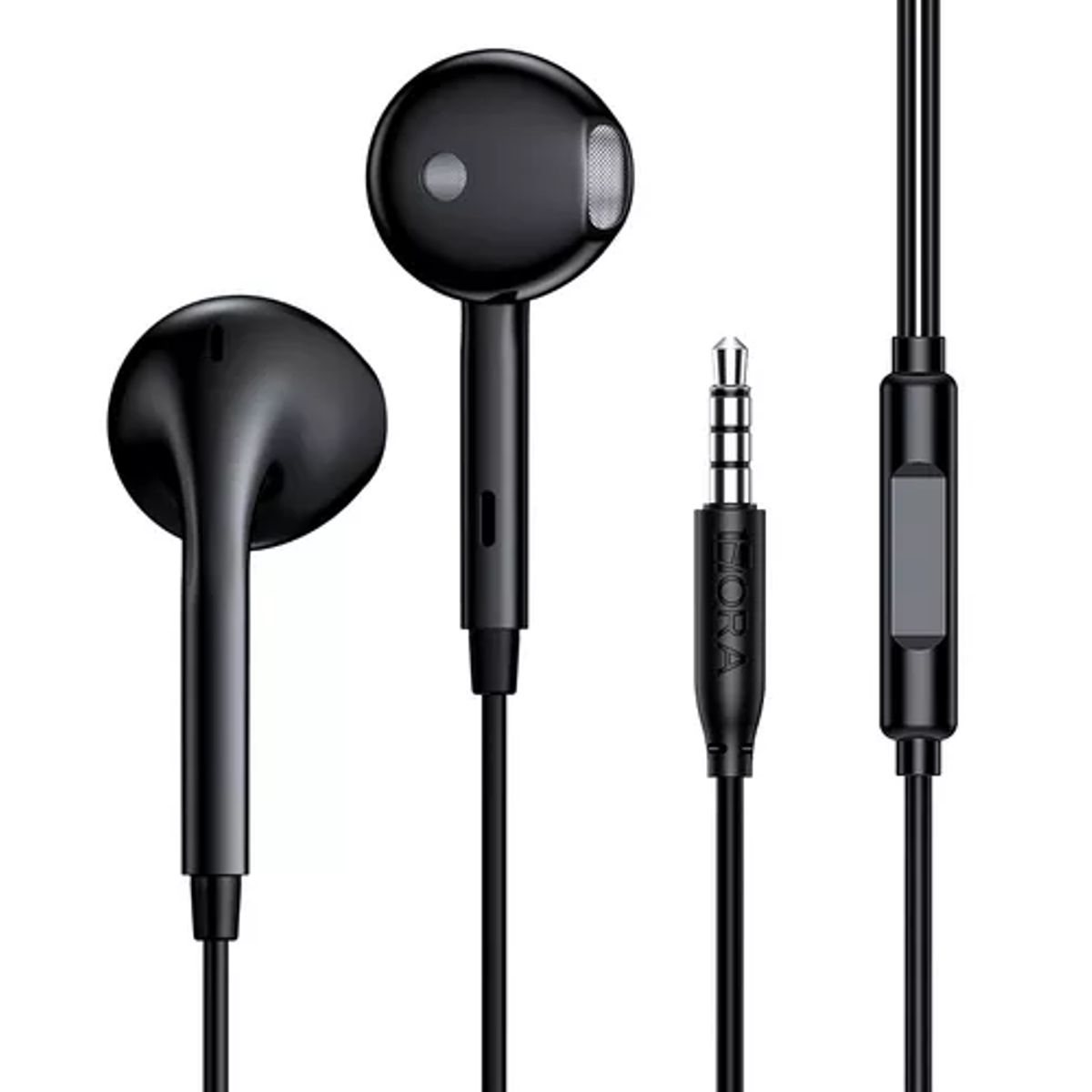 GENERICO - Audífonos in-ear manos libres alámbricos con micrófono 35 negro