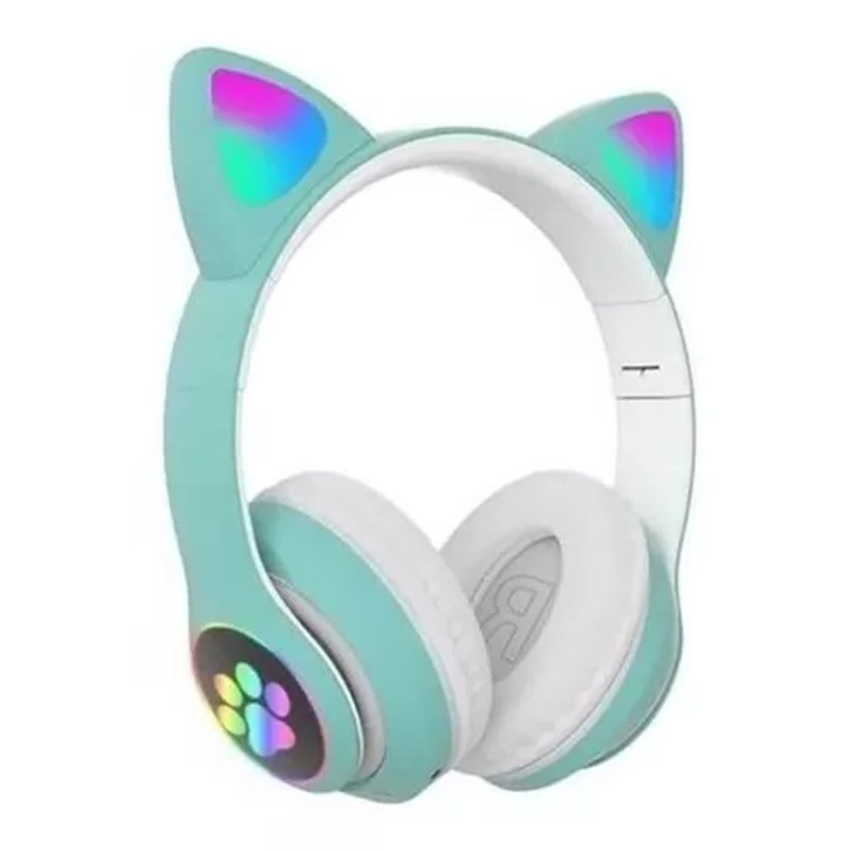 GENERICO - Auriculares gamer inalámbricos CAT Gaming STN-28 verde LED