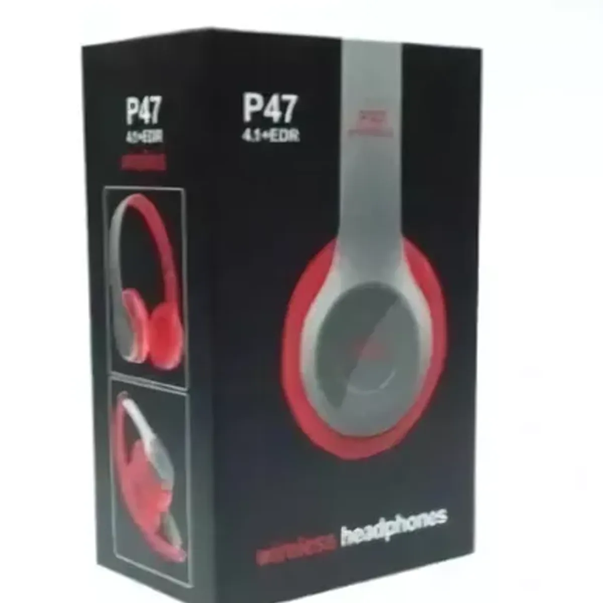 GENERICO - Auriculares gamer inalámbricos 50+EDR P47 rojo