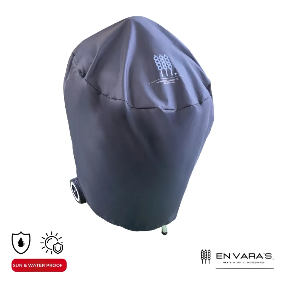 EN VARA'S MEATS & GRILL - Funda cobertor para Parrilla a Carbón Kettle 22
