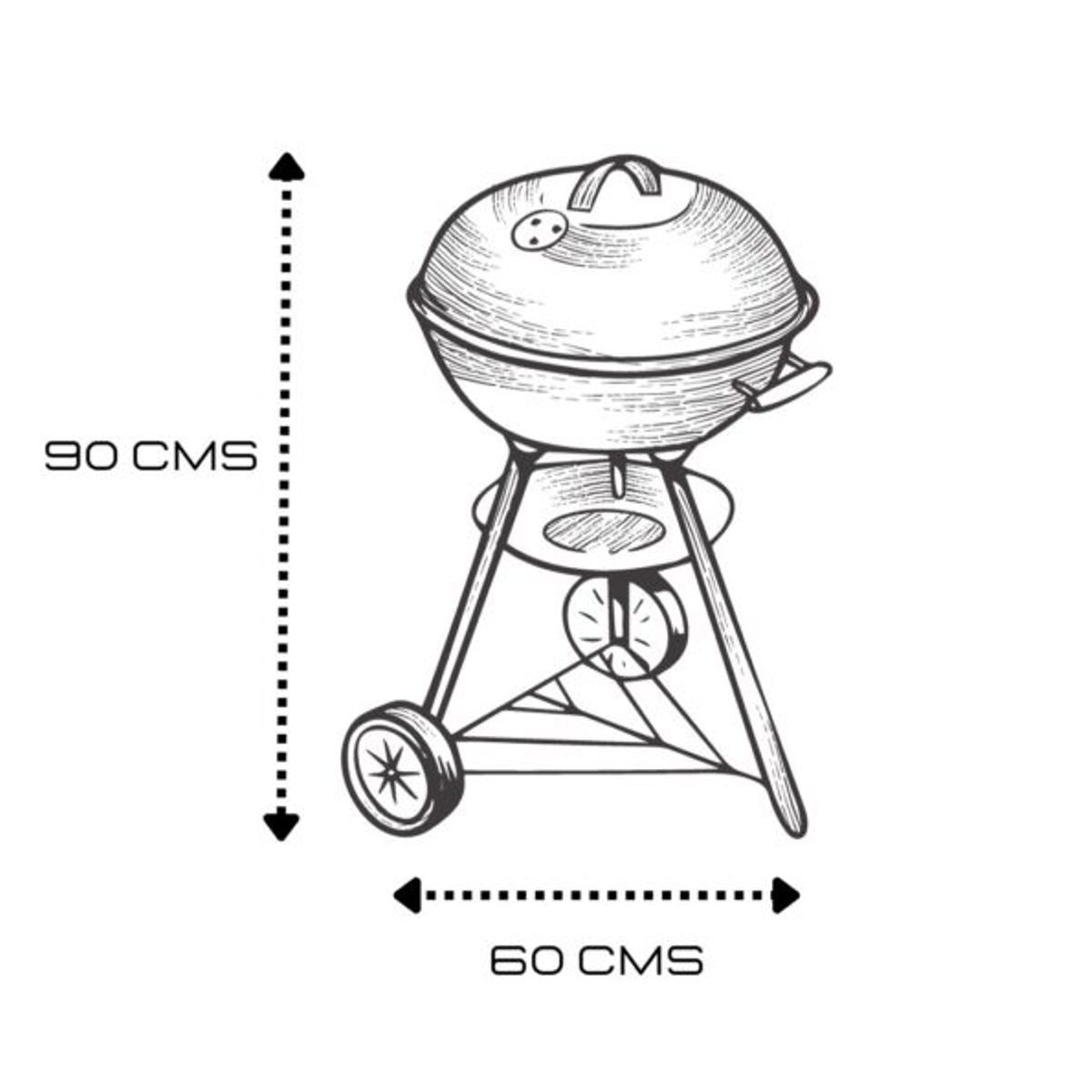 EN VARA'S MEATS & GRILL - Funda cobertor para Parrilla a Carbón Kettle 22