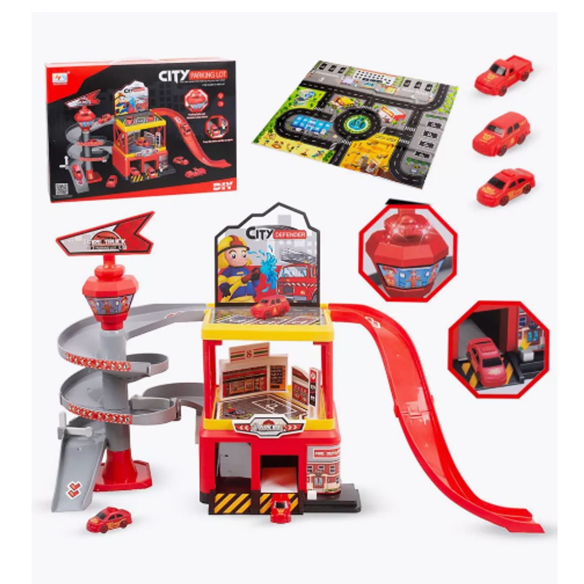 GENERICO - Pista de carreras juguete interactivo para niños