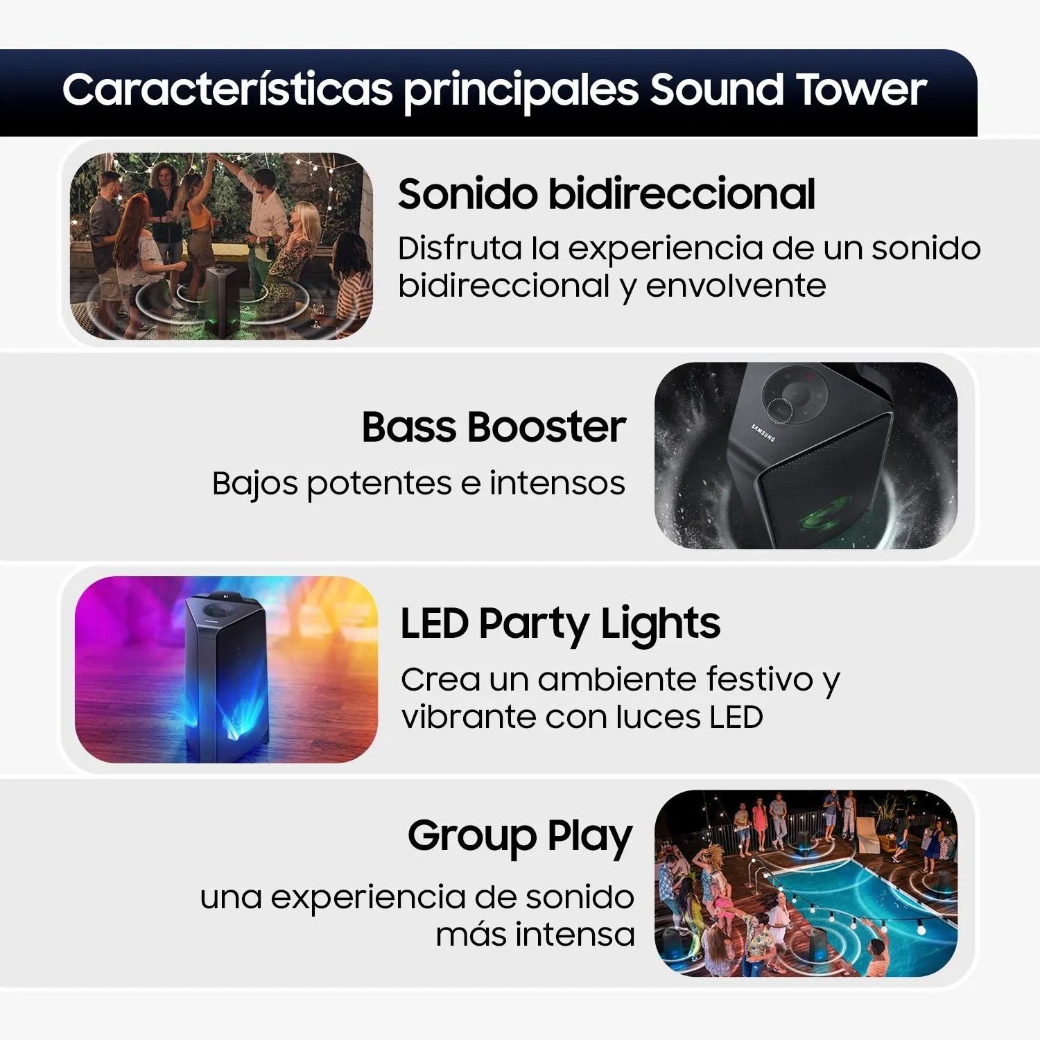 SAMSUNG Soundtower MX-T40 2.0 ch (2020) | Falabella Chile