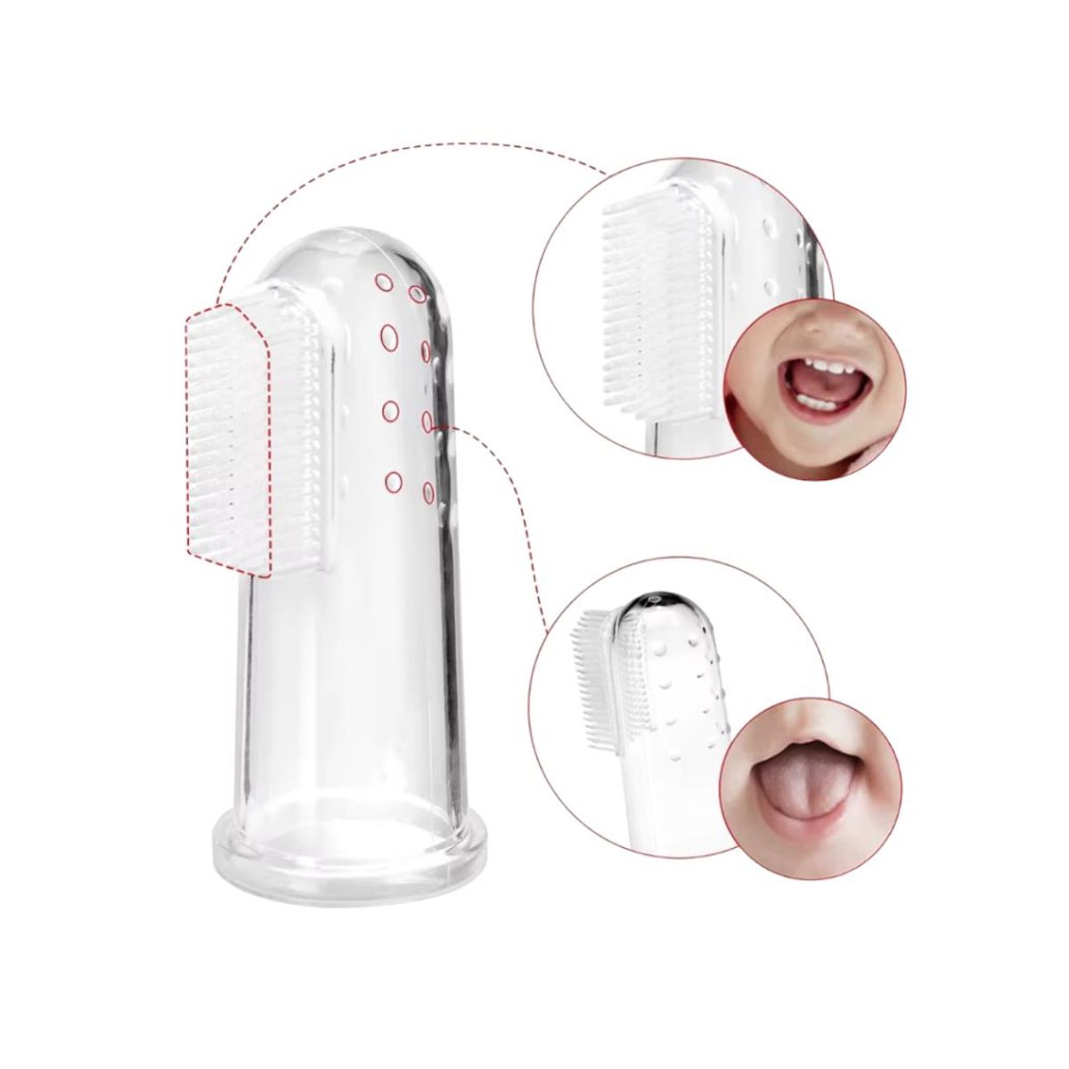 GENERICO - Cepillo Dedal Dientes Encías Bebé