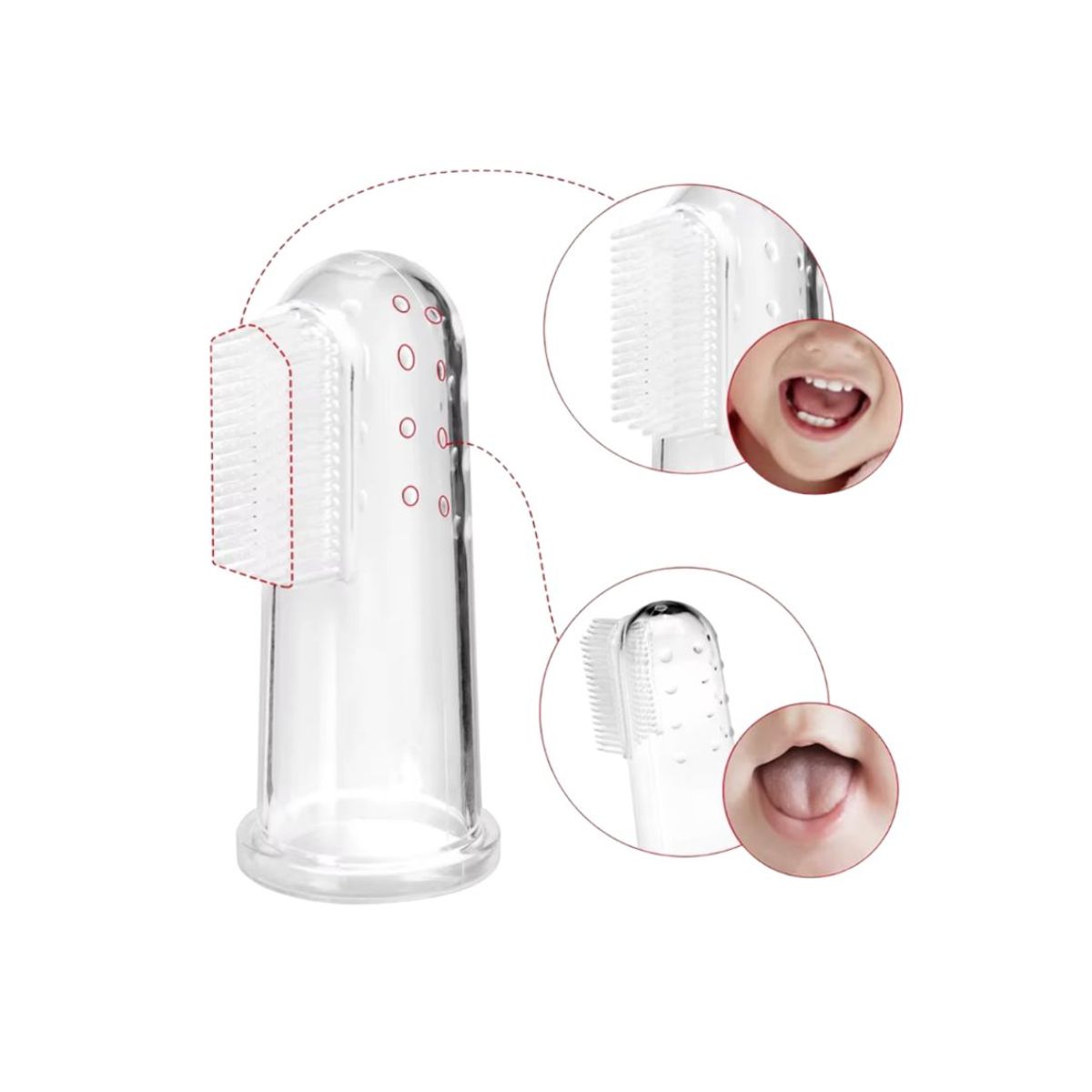 GENERICO - Cepillo Dedal Dientes Encías Bebé