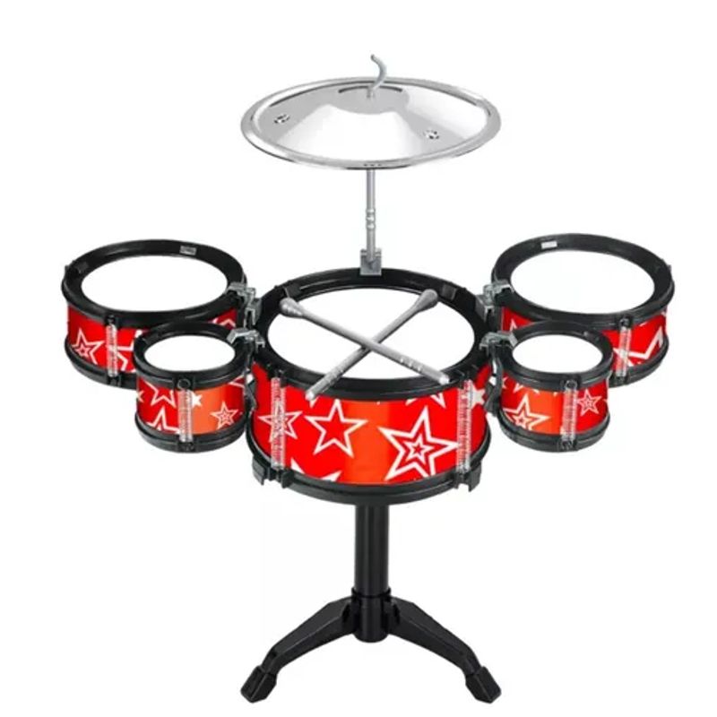 GENERICO - Mini Batería Musical Juguete Infantil 7 Pcs Jazz Drum Niños
