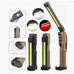 ATLAS - Linterna De Trabajo Led Plegable Recargable Con Imán 360°