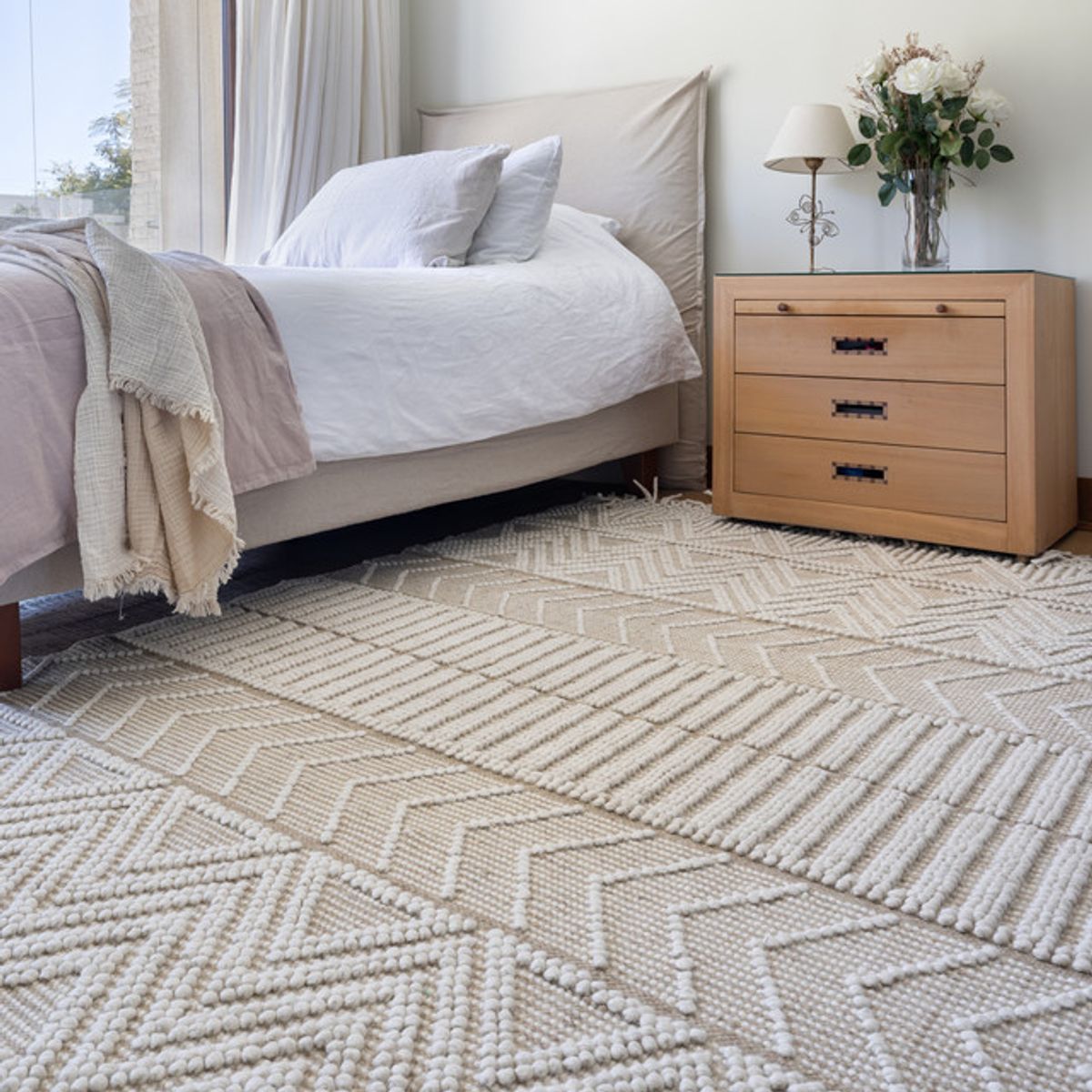 TRIBUS DEL MUNDO - Alfombra Lana Tezpur 250 x 350 cm