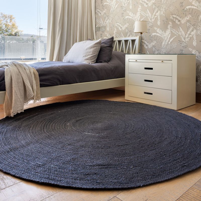 TRIBUS DEL MUNDO - Alfombra Yute Panaji Coal 180 cm