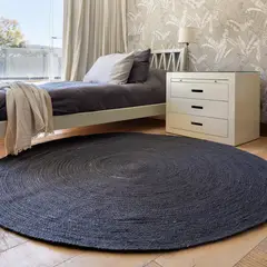 TRIBUS DEL MUNDO - Alfombra Yute Panaji Coal 210 cm