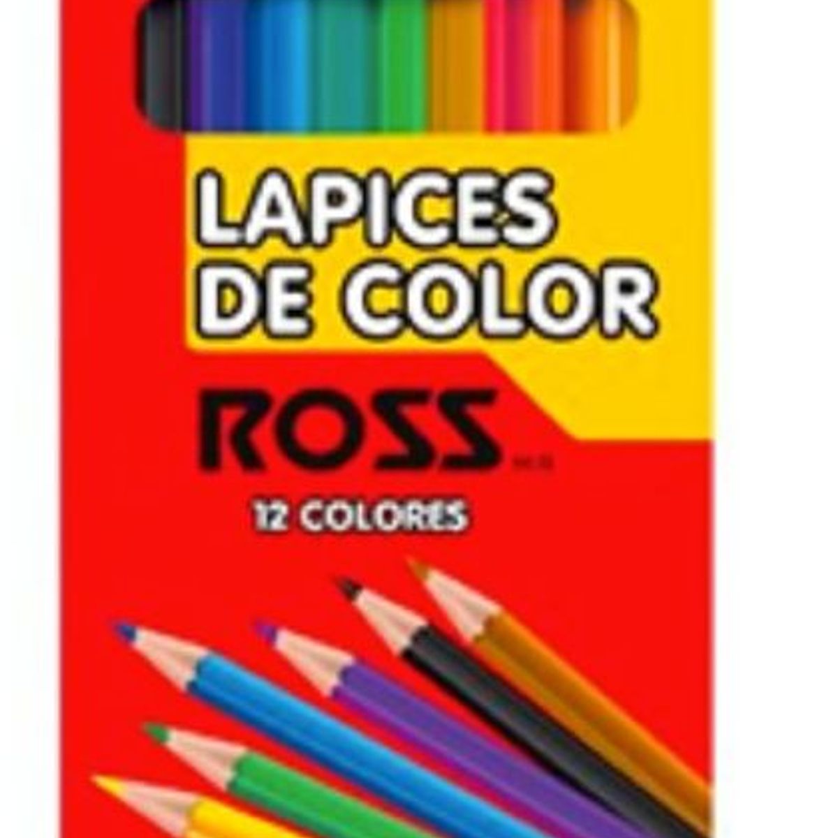 GENERICO - Lapices de Color 12 Unidades Ross
