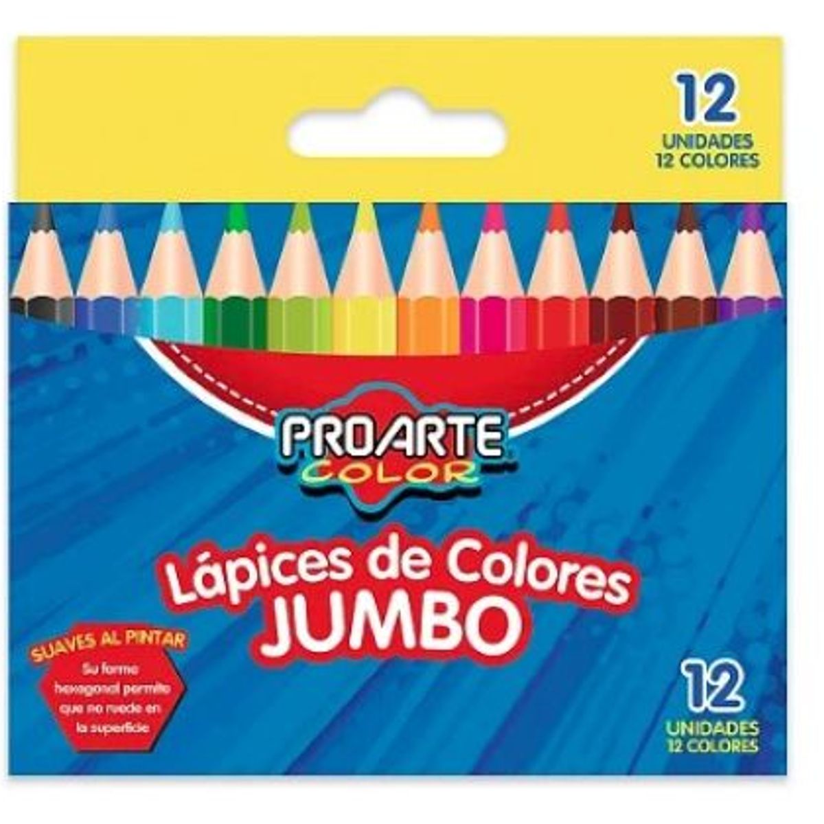 PROARTE - Lapices de Color 12 Unidades Jumbo ProArte