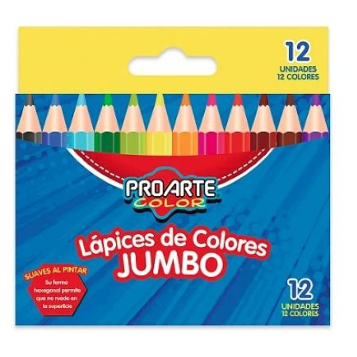 PROARTE - Lapices de Color 12 Unidades Jumbo ProArte