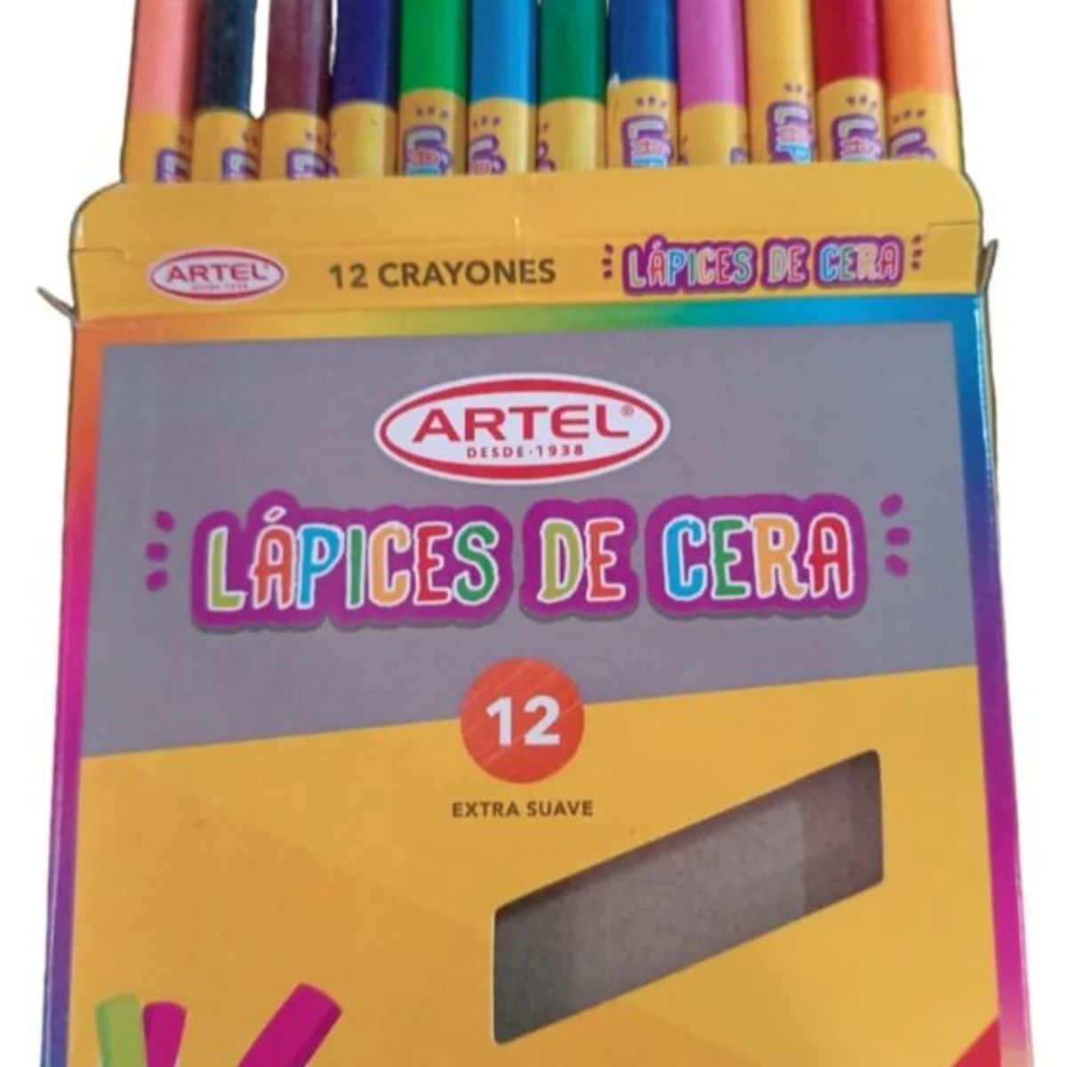 ARTEL - Lapices de Cera 12 Unidades
