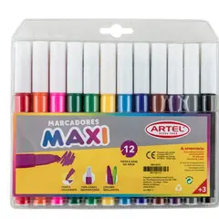 ARTEL - Marcador Jumbo 12 Colores MAXI