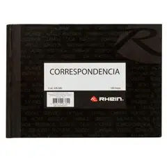 RHEIN - Libreta Correspondencia 100 Hojas