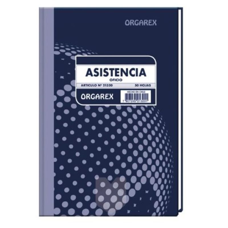 GENERICO - Libro Asistencia 50 Hojas ORGAREX