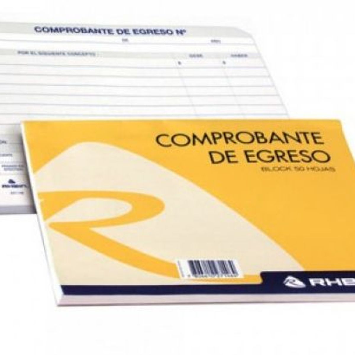 RHEIN - Comprobante de Egreso 50 Hojas RHEIN