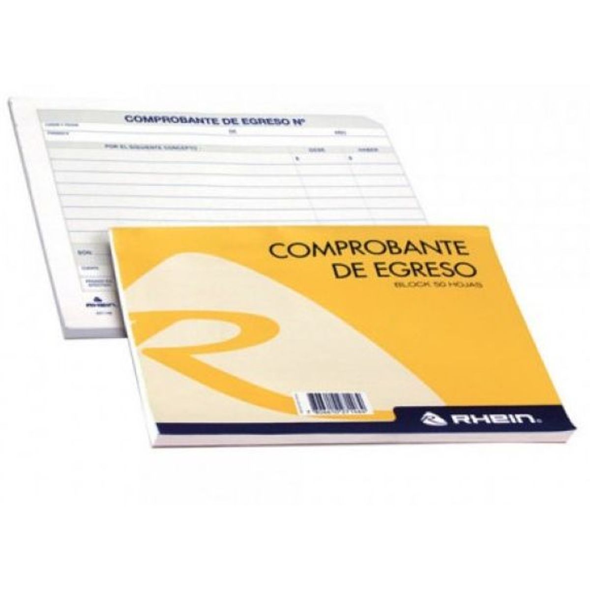 RHEIN - Comprobante de Egreso 50 Hojas RHEIN