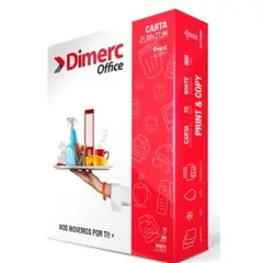 Dimerc - Resma Papel Tipo Carta - 500 Hojas - 75 gr