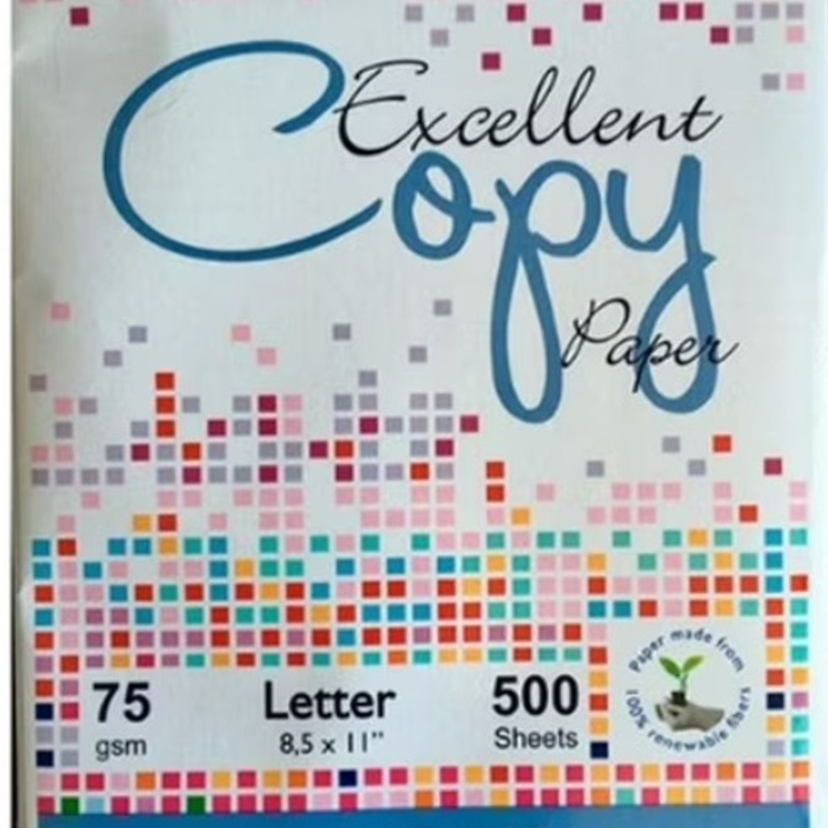 GENERICO - Resma Papel Excellent Copy Carta- 500 Hojas - 75 gr